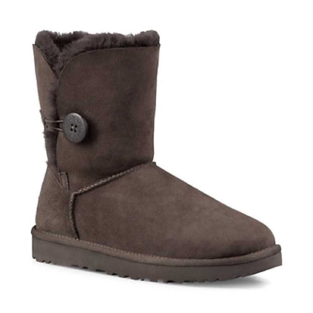Like New-UGG Bailey Butto Suede Boots, 6